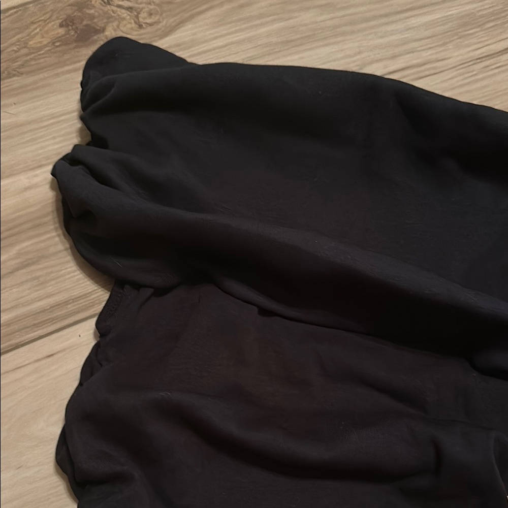Zara Black Strapless Ribbed Bodycon Dress - Picture 5 of 7